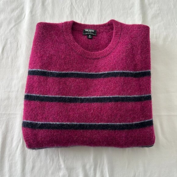 Todd Snyder Stripe Crewneck Sweater - Picture 1 of 3